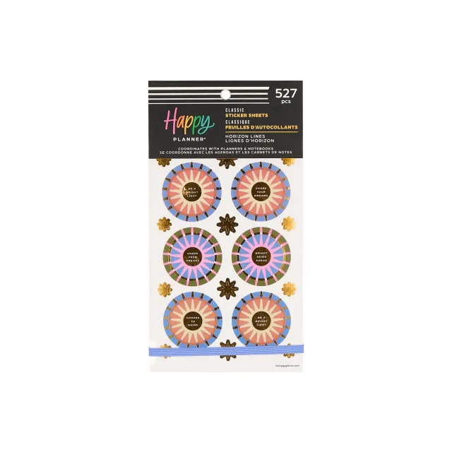 Me & my big ideas Happy Planner Horizon Lines lot stickers Classic