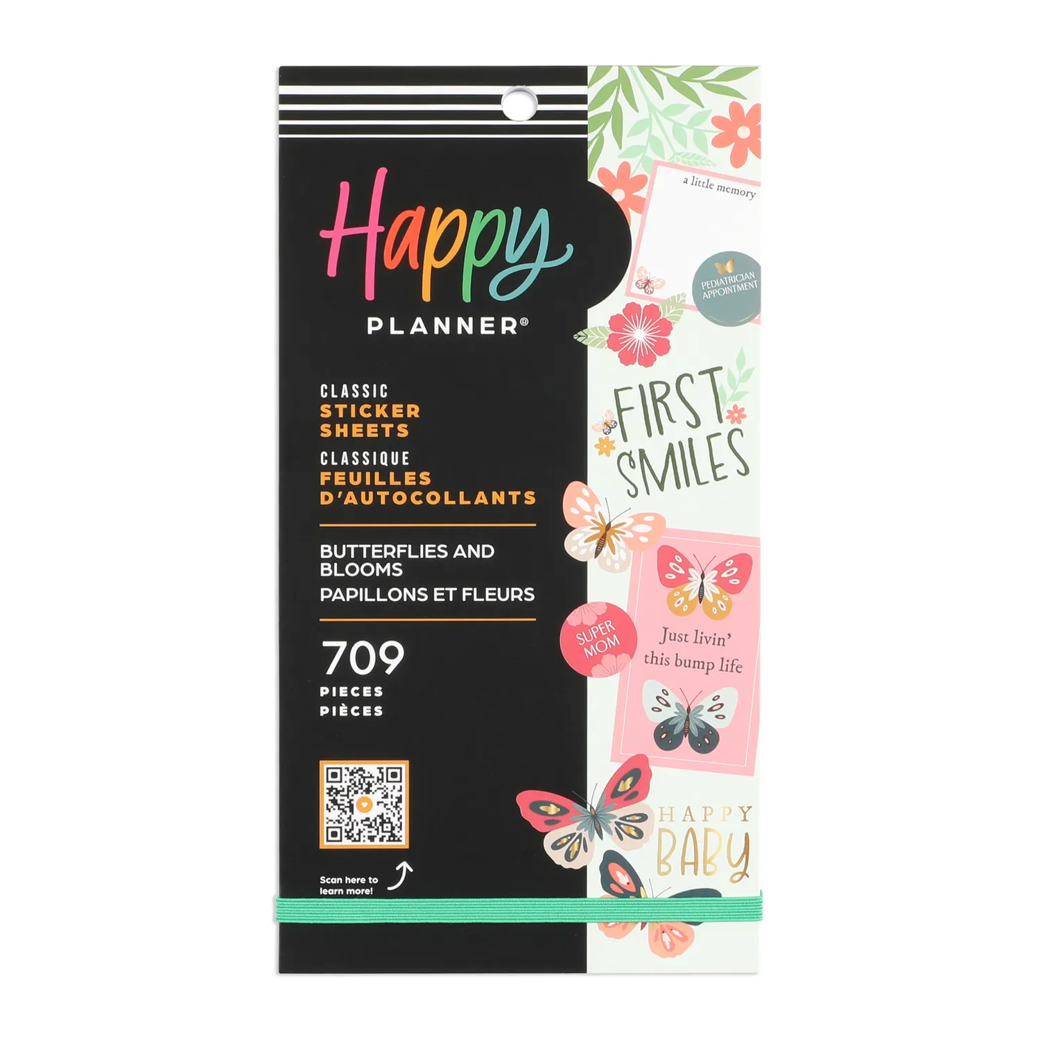 Happy Stickers Butterflies Blooms Baby stickers 709 pièces