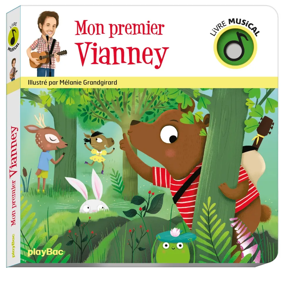 Frigobloc Mon premier livre musical Vianney 5 chansons