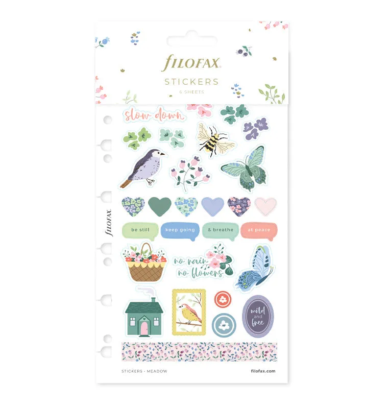 Filofax Meadow stickers décoratifs A5 Personal