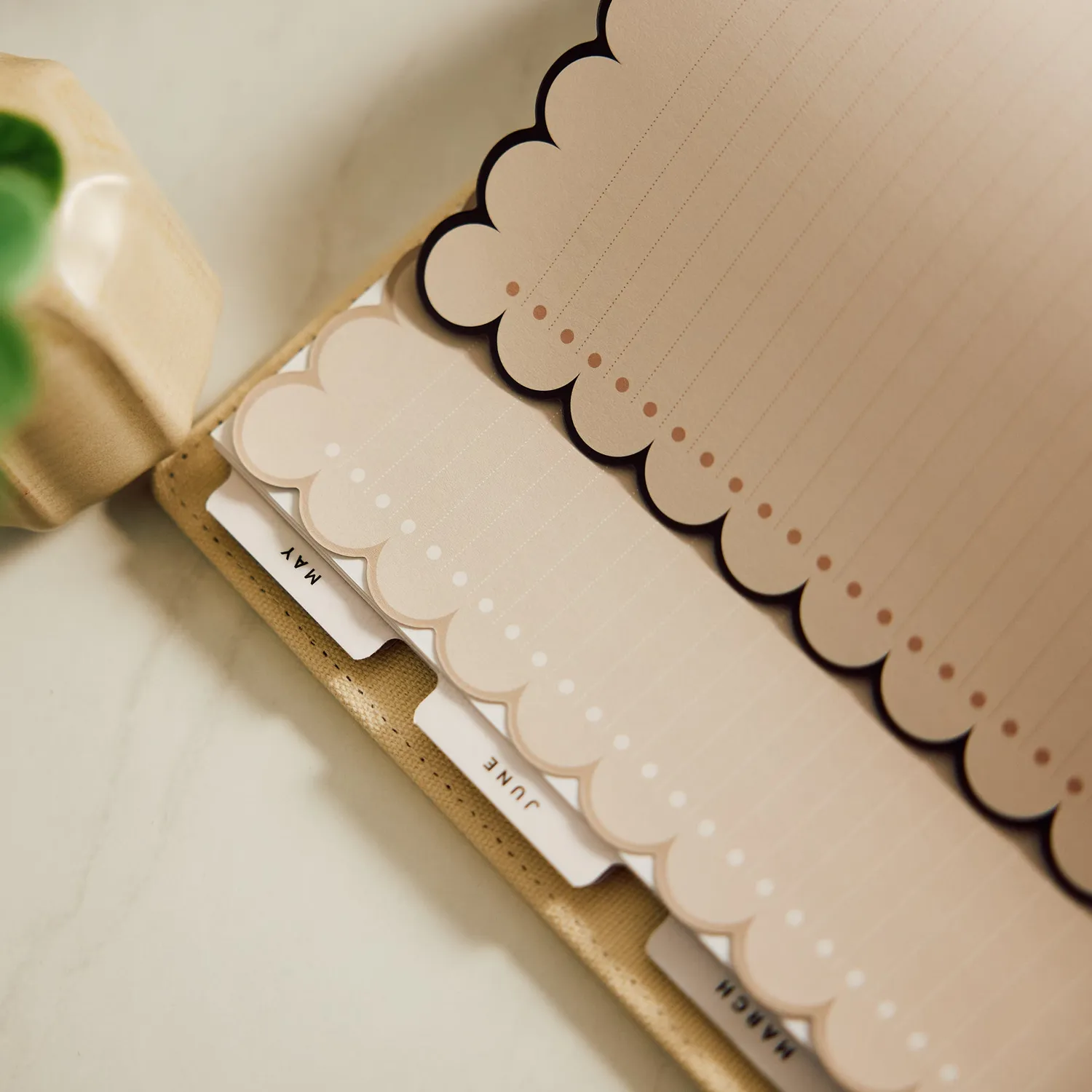 Happy Planner Haven Heart recharge Classic checklist festonnée 40 feuilles