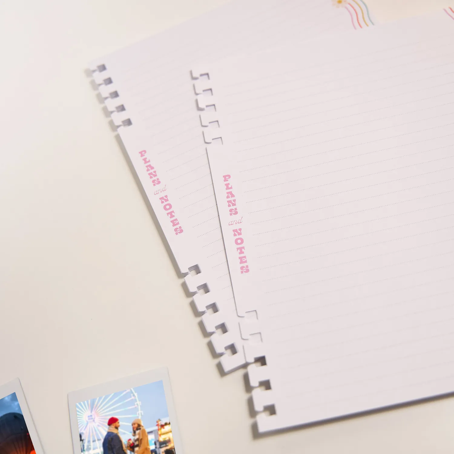 Happy Planner Blooming Brights Classic recharge papier pointillé 40 feuilles