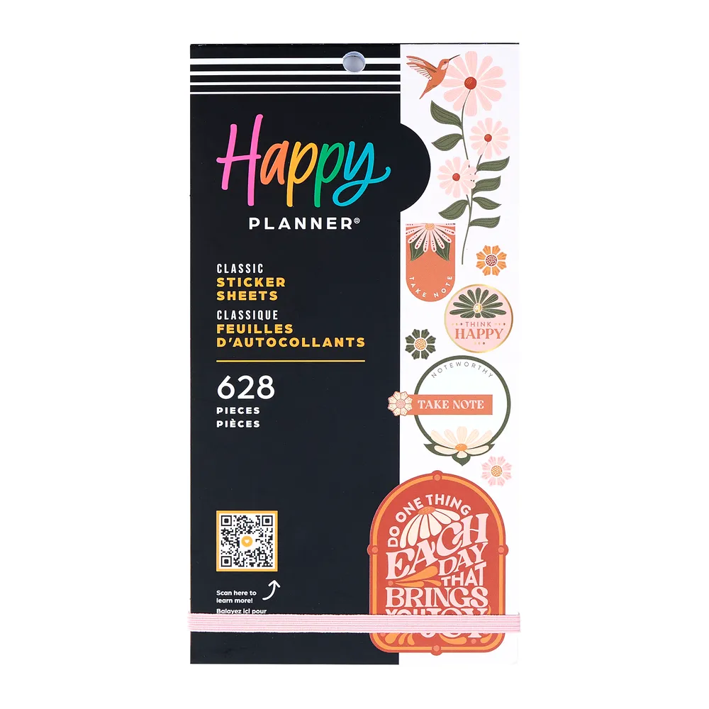 Happy Stickers Desert Rose Classic carnet 628