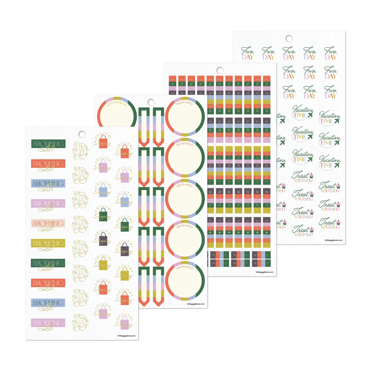 Happy Planner Priorities & Plans stickers Value Pack 973