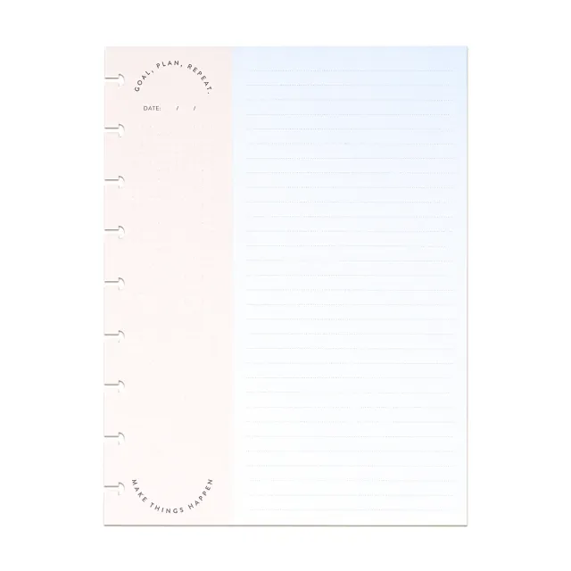 Happy Planner Neutrals Classic recharge pointillee 40 feuilles