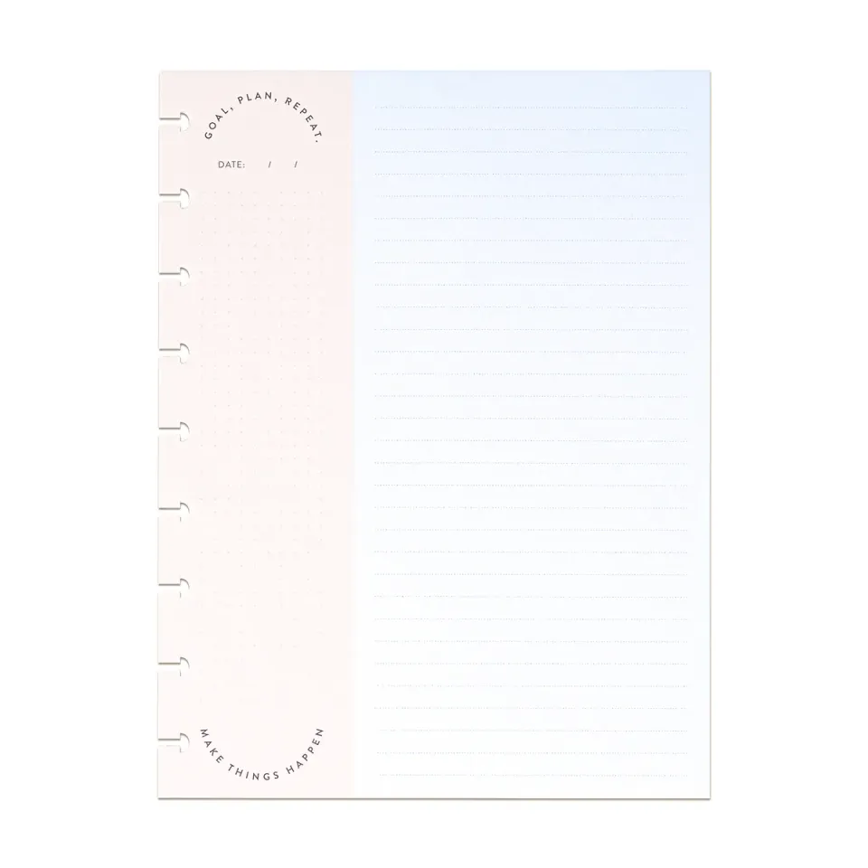 Happy Planner Neutrals Classic recharge pointillee 40 feuilles