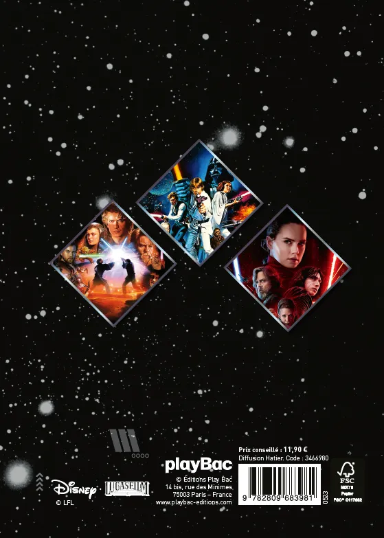 Frigobloc Star Wars agenda scolaire journalier 2023-2024