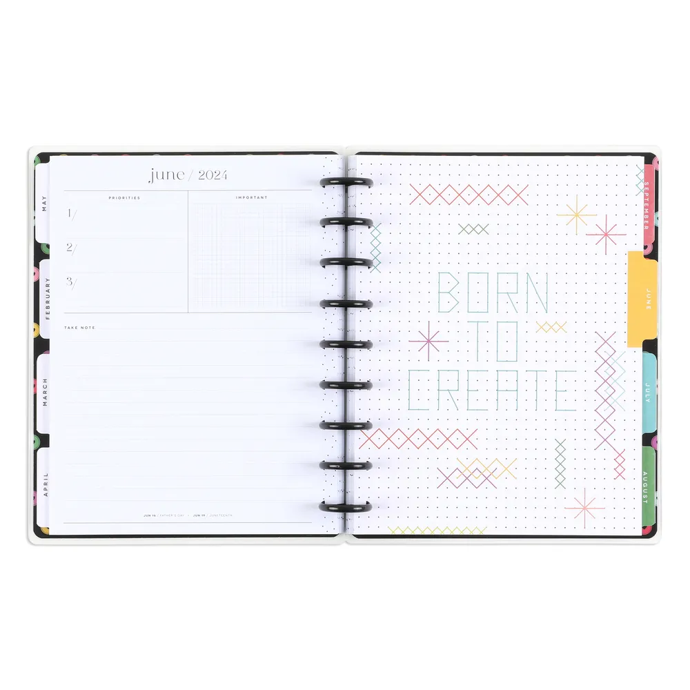 Happy Planner Miss Maker agenda checklist 12 mois Classic