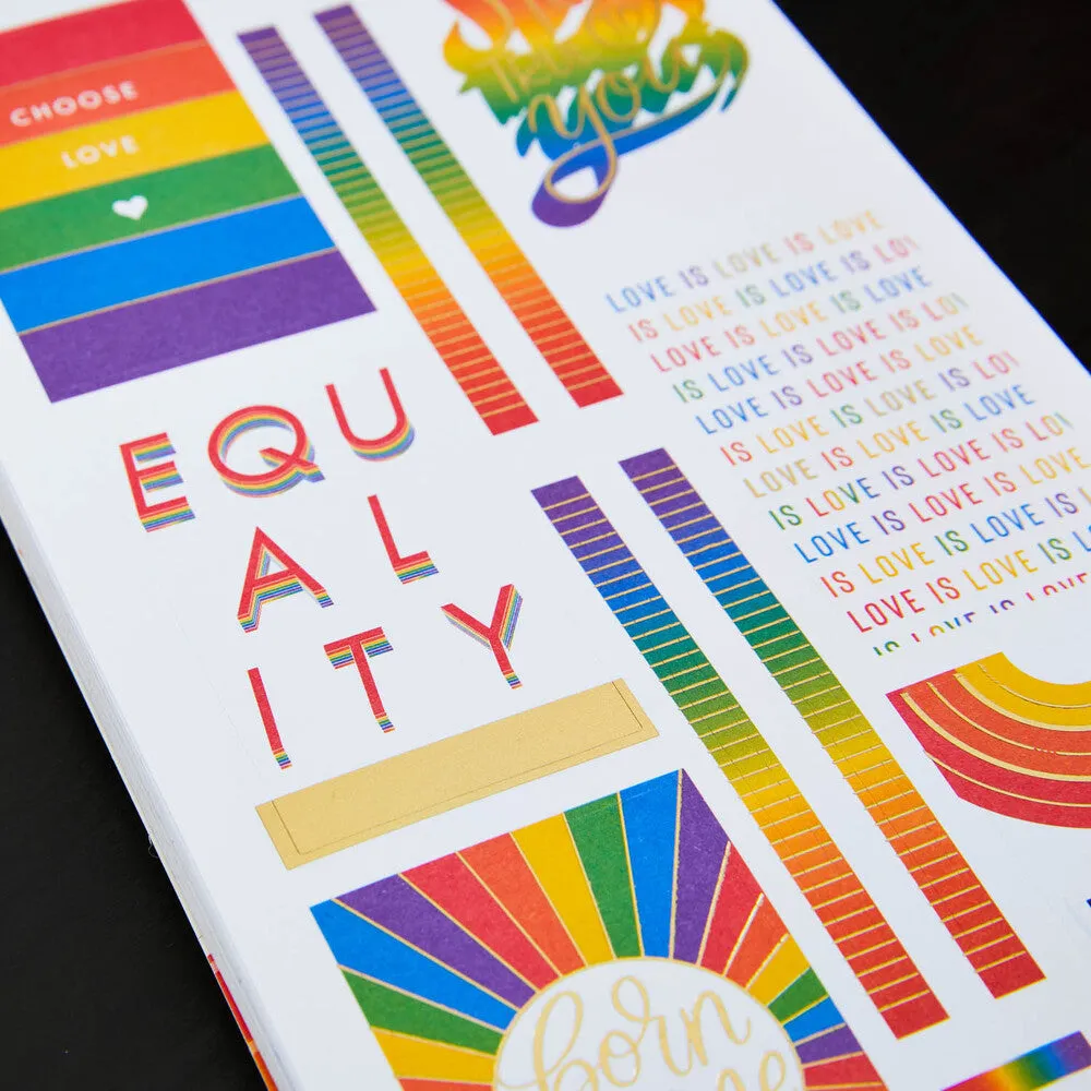 Happy Planner Pride stickers value pack 1094