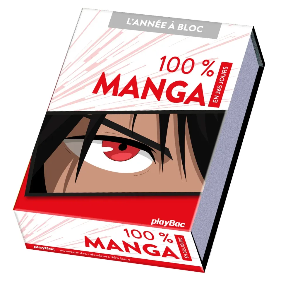 Année à Bloc 100% Manga calendrier 365 jours quiz anecdotes
