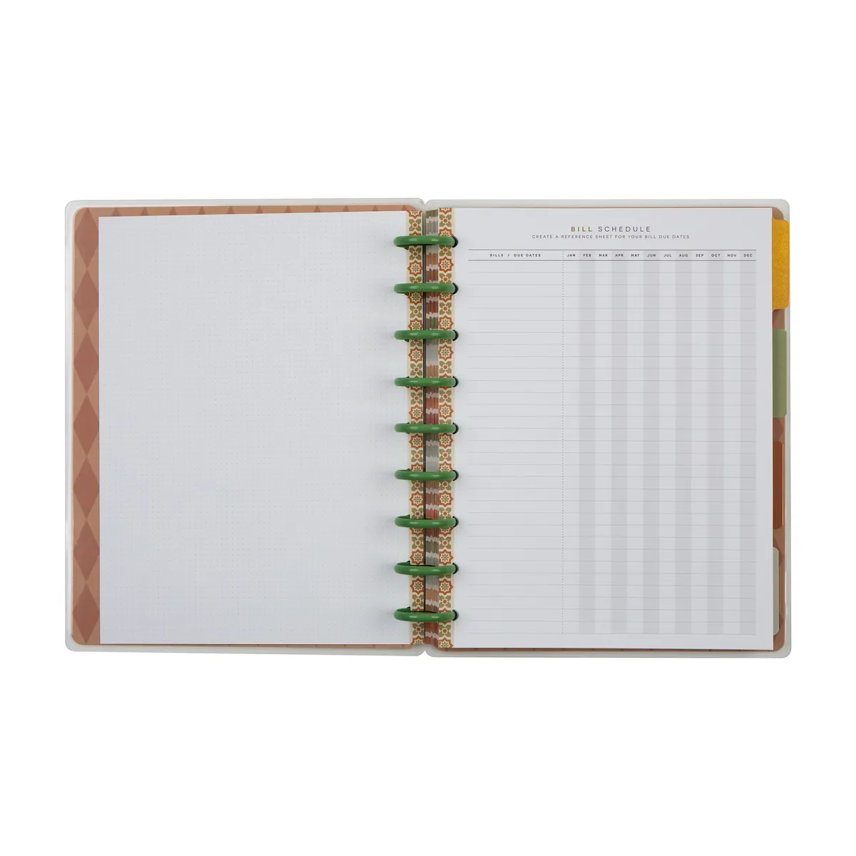 Happy Planner Reflect & Grow Classic journal budget guidé 80 feuilles