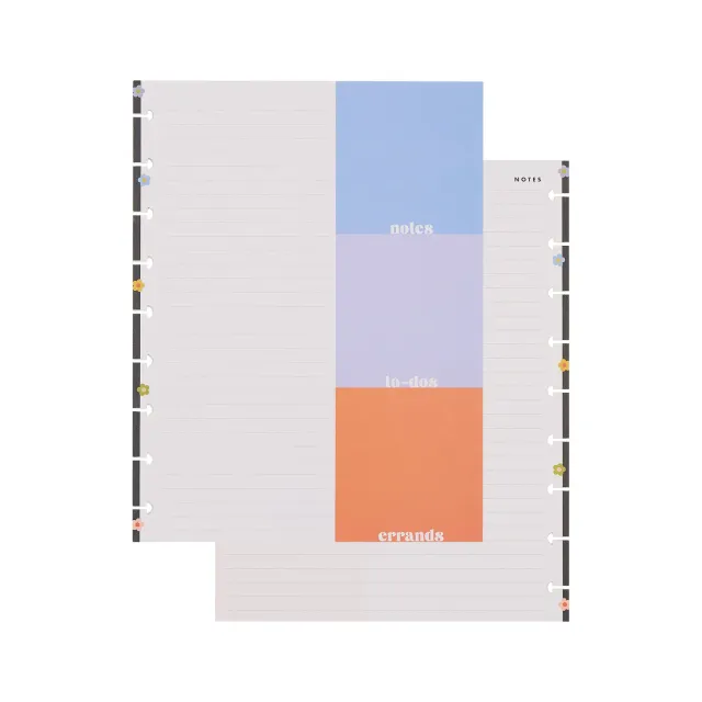 Happy Planner Bright Energy recharge pointillée Classic 40 feuilles