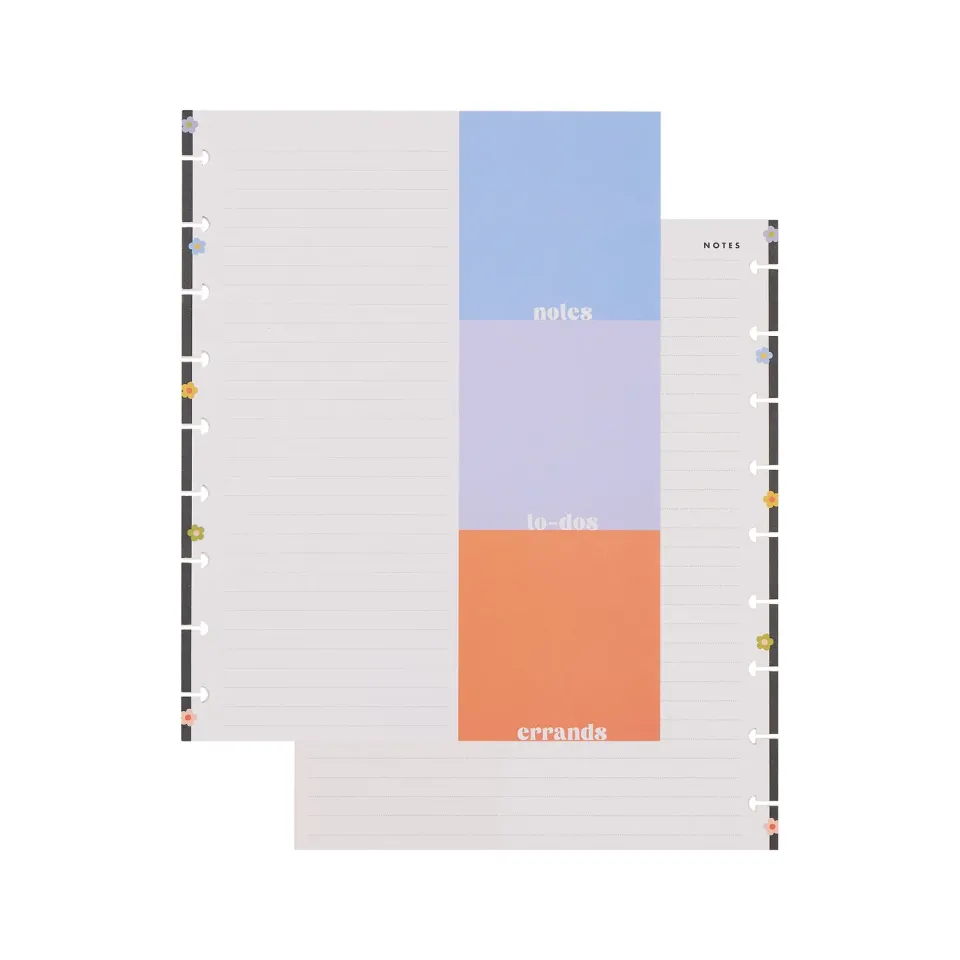 Happy Planner Bright Energy recharge pointillée Classic 40 feuilles