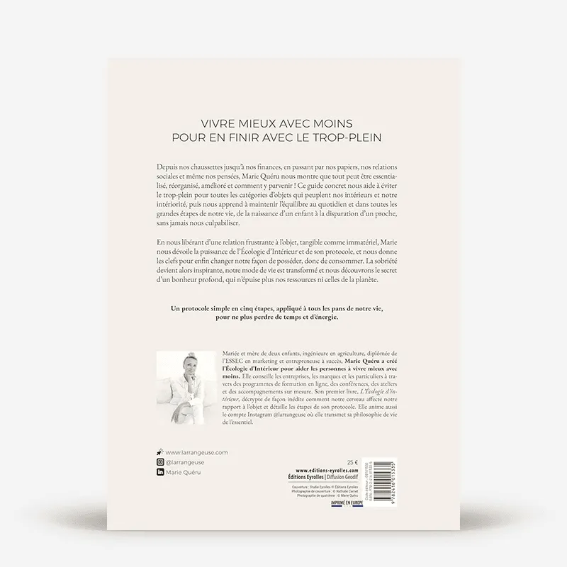 My365 Trier plus ranger moins livre rangement