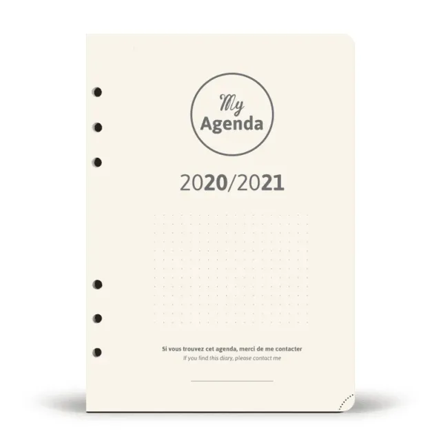 My365 My Agenda 2020-2021 recharge semainier A5 6 anneaux