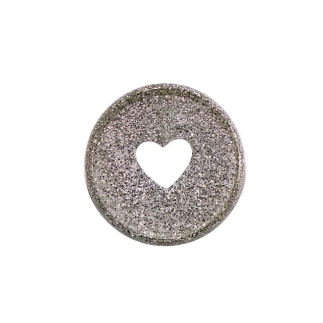 Happy Planner Silver Glitter disques Medium 11 pièces