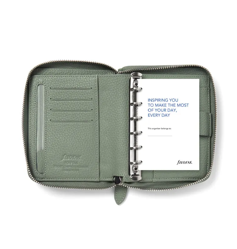 Filofax Norfolk organiseur Pocket Zip Noir cuir RFID