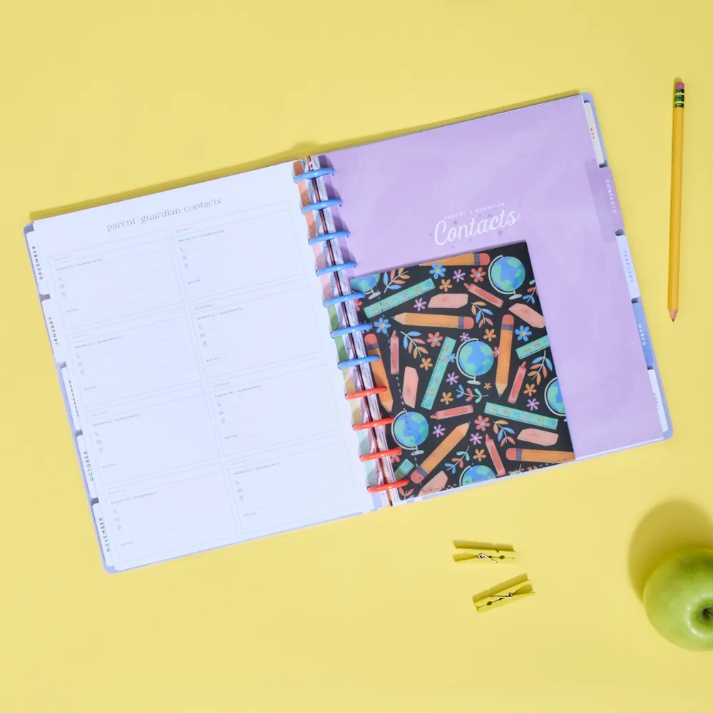 Happy Planner Parent Student pack accessoires Big enseignant