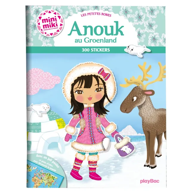 Minimiki Anouk Au Groenland Éd. 2020 livre stickers