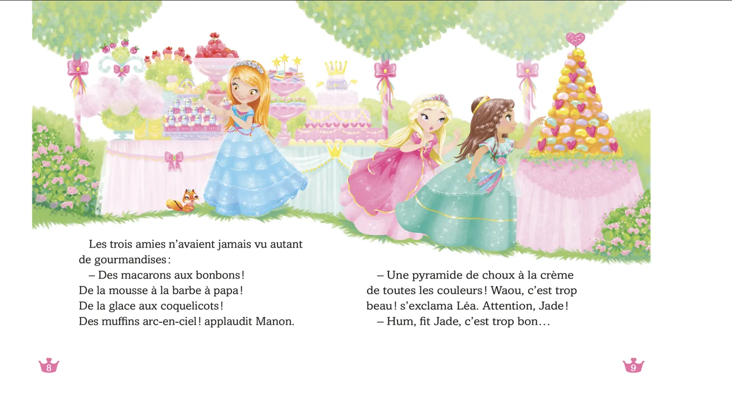 Frigobloc Une Deux Trois Princesses roman lettres volées 6 ans