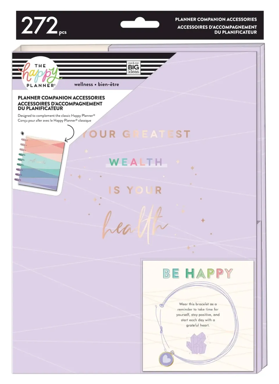 Happy Planner Wellness Companion Classic pack bien-être