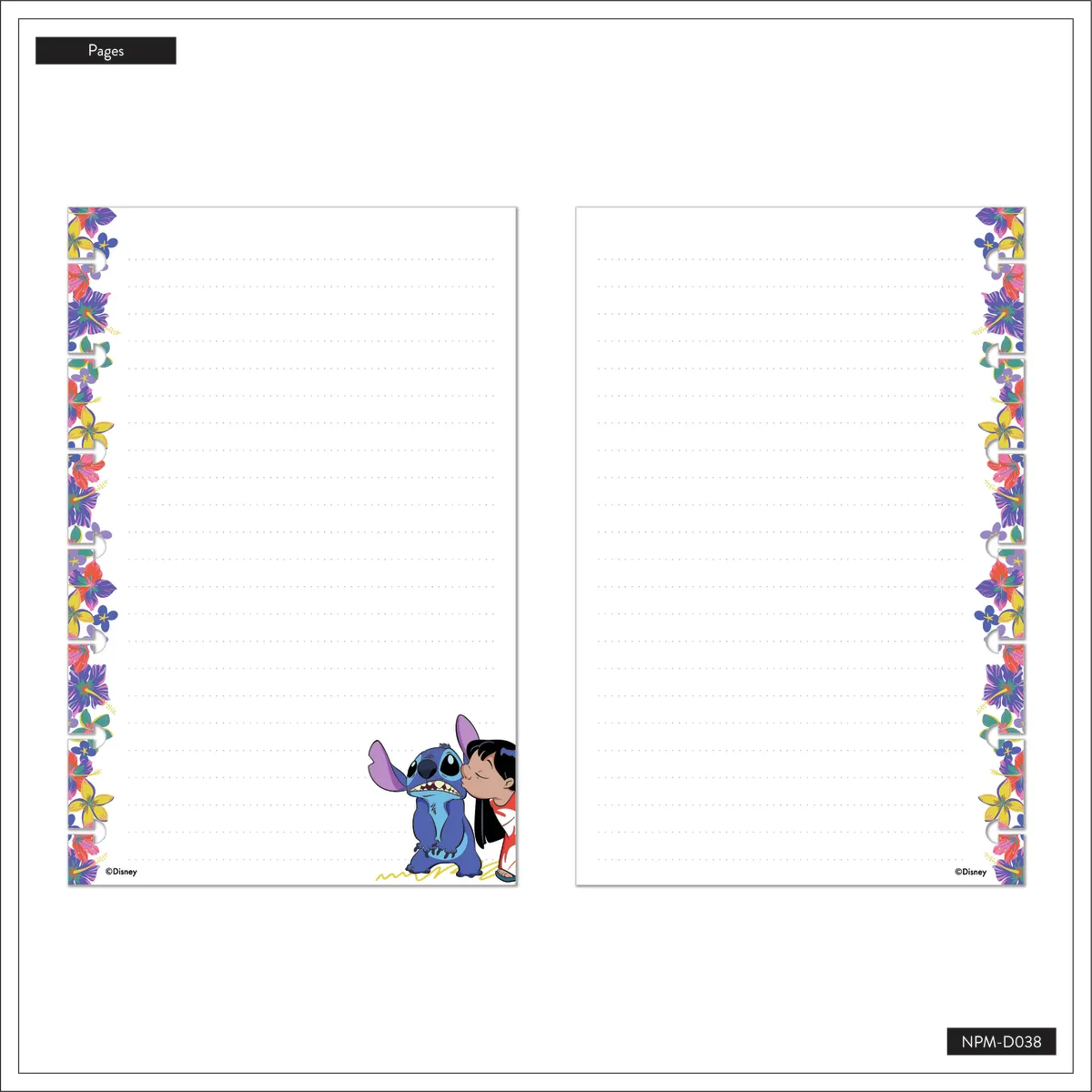 Happy Planner Disney Lilo & Stitch carnet Mini 60 feuilles ligné