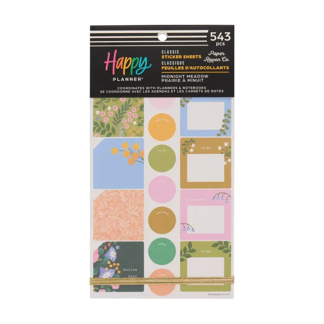 Me & my big ideas Midnight Meadow stickers fleurs 543