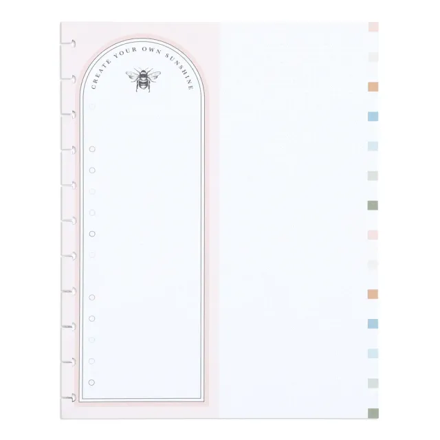 Happy Planner Woodland Charm Big recharge papier pointillé 40 feuilles
