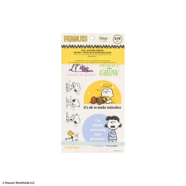 Happy Planner Peanuts Teacher stickers Big value pack