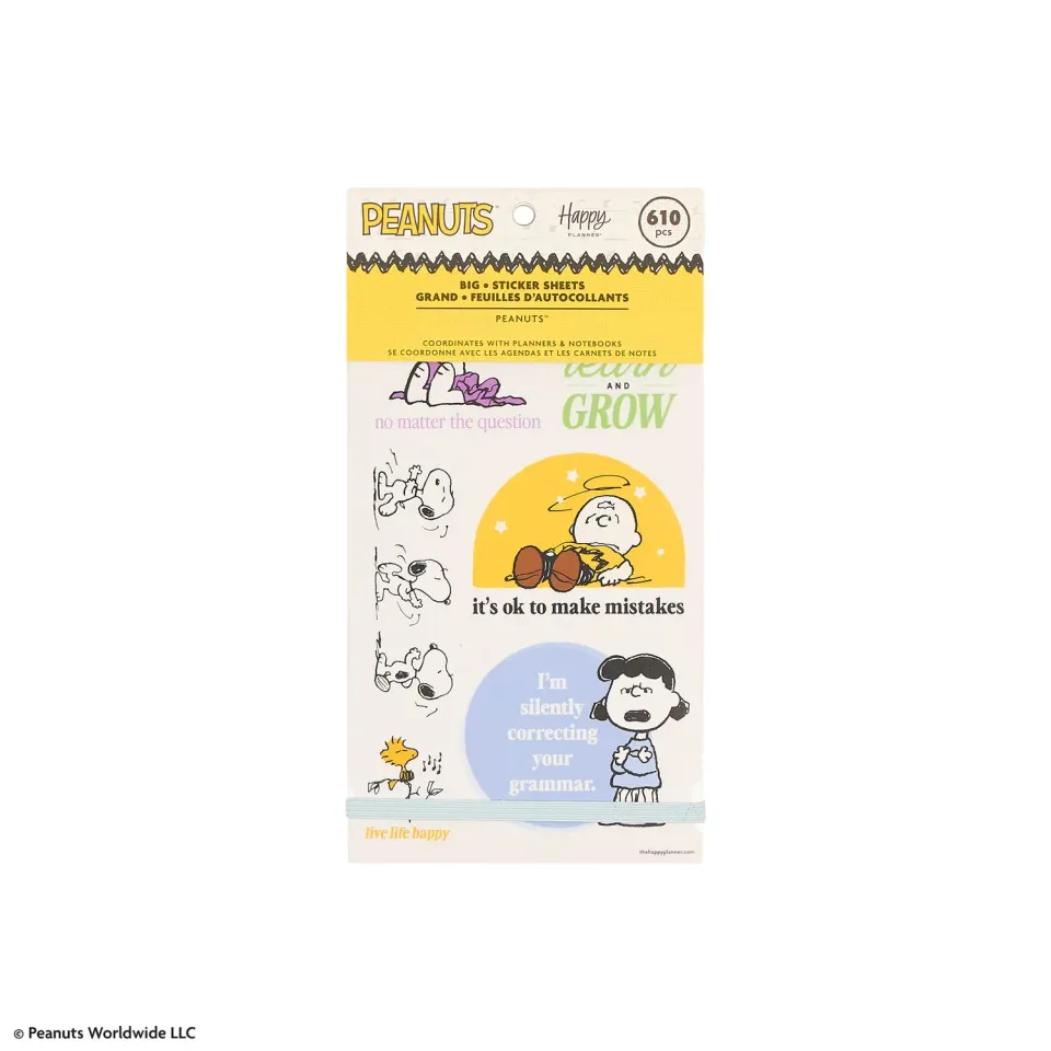Happy Planner Peanuts Teacher stickers Big value pack