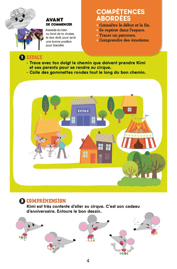 Frigobloc Les Incollables cahier vacances PS-MS 3-4 ans