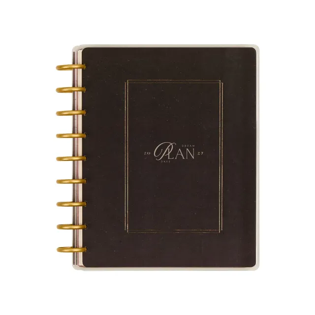 Happy Planner Amber & Oak planner budget 2027 Classic 12 mois