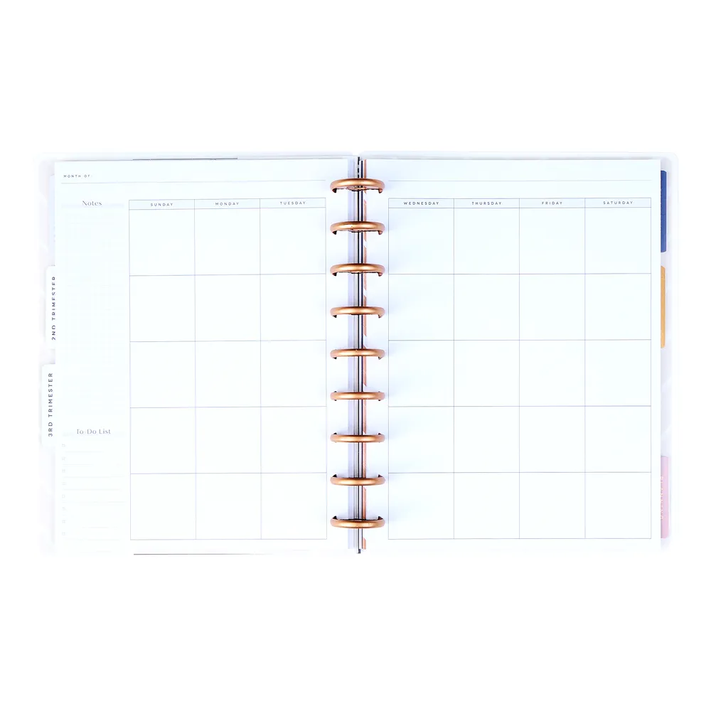 Happy Planner Baby on the Way agenda grossesse non daté 9 mois
