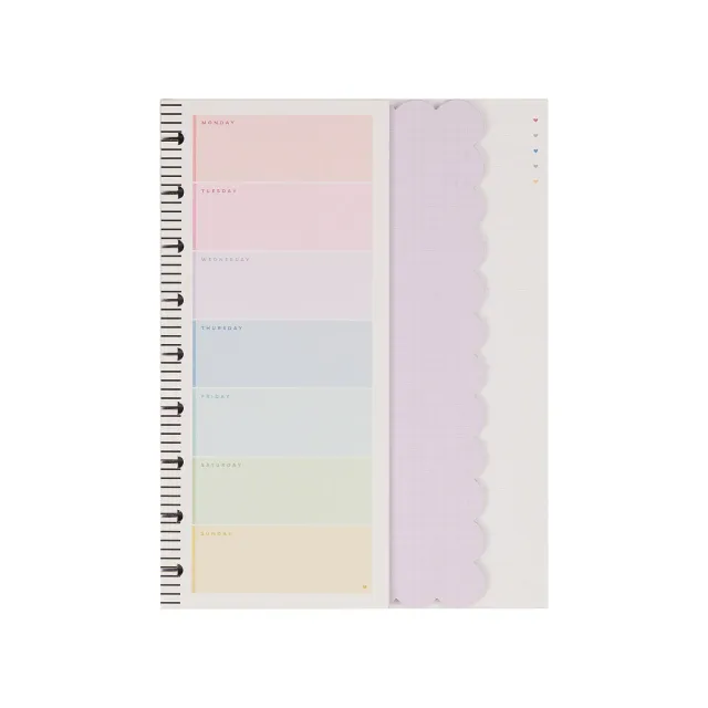 Happy Planner Love L+S papier recharge Classic 40 feuilles pastel