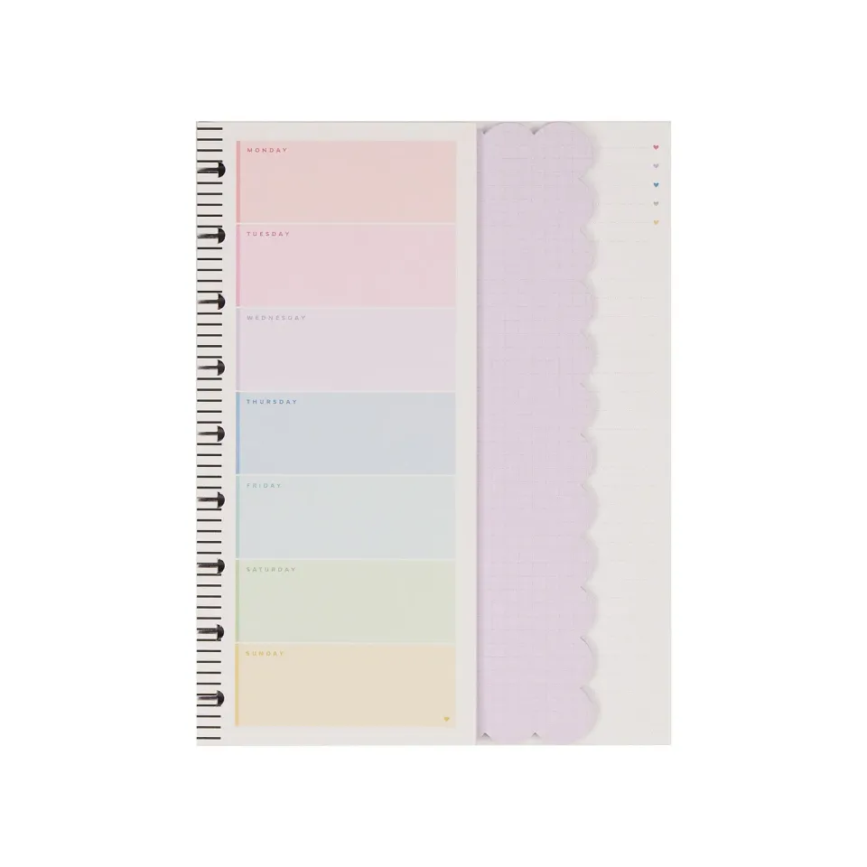 Happy Planner Love L+S papier recharge Classic 40 feuilles pastel
