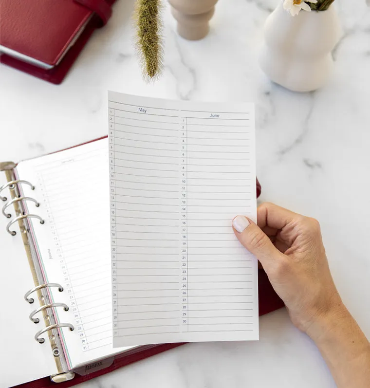 Filofax Finsbury organiseur cuir A5 rouge scarlet