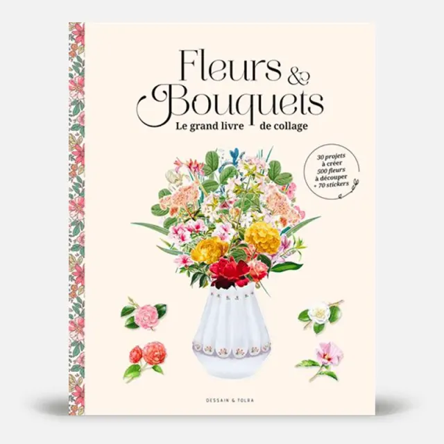 My365 Fleurs & Bouquets livre collage fleurs