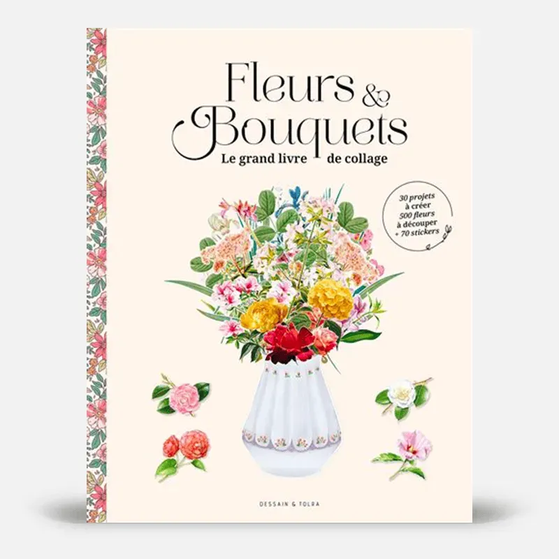 My365 Fleurs & Bouquets livre collage fleurs