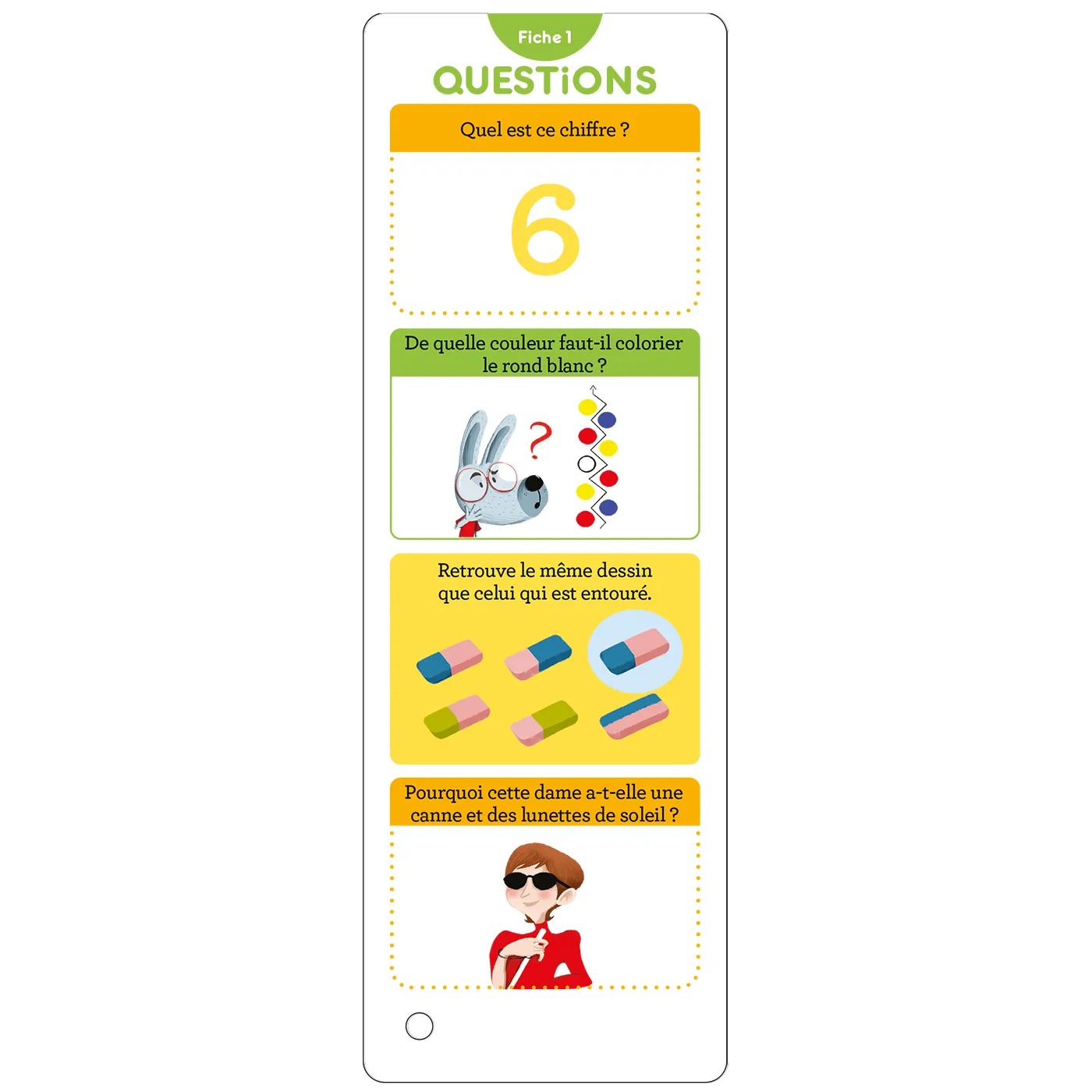 Les Incollables grande section boîte quiz 5-6 ans 350 quiz