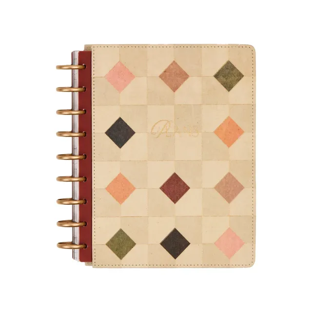 Happy Planner Amber & Oak 2027 agenda Classic dashboard 12 mois