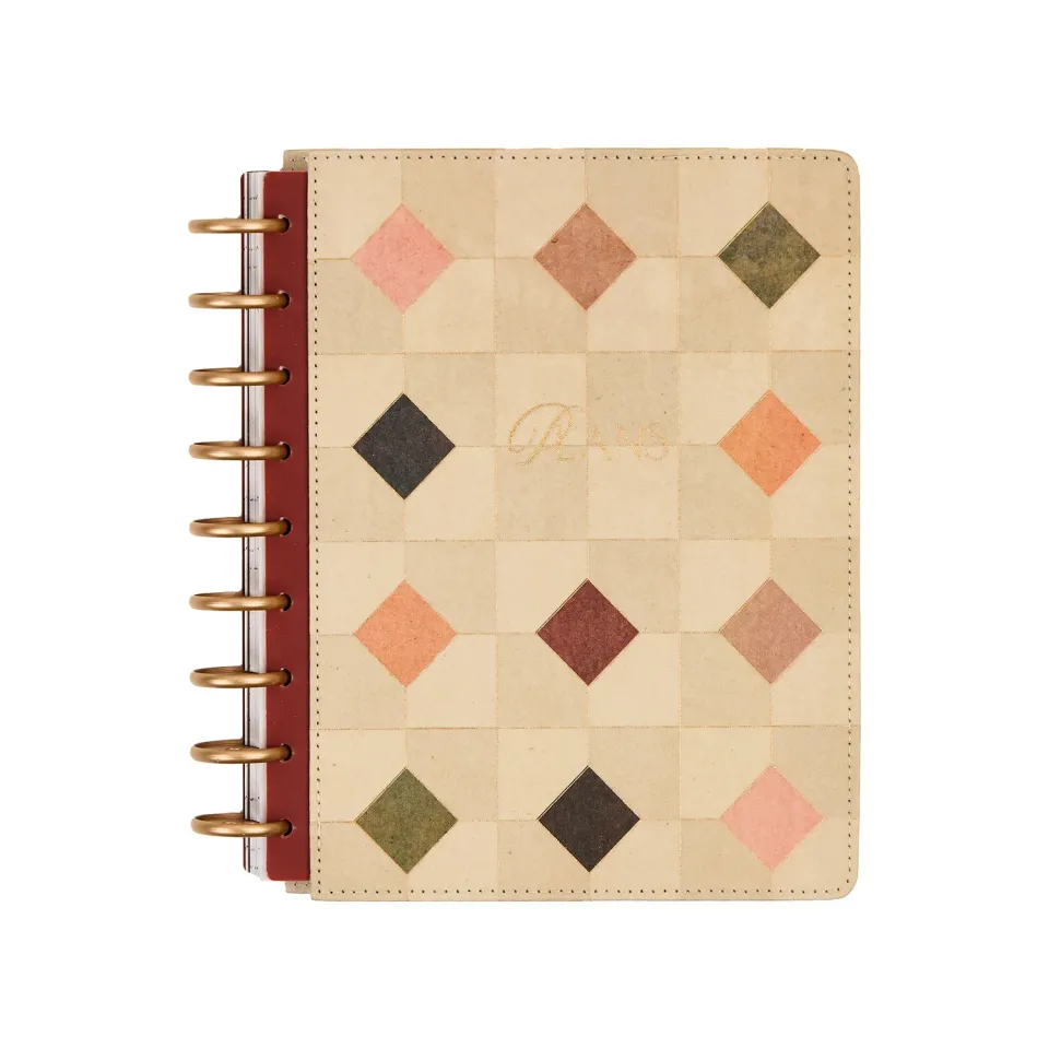 Happy Planner Amber & Oak 2027 agenda Classic dashboard 12 mois