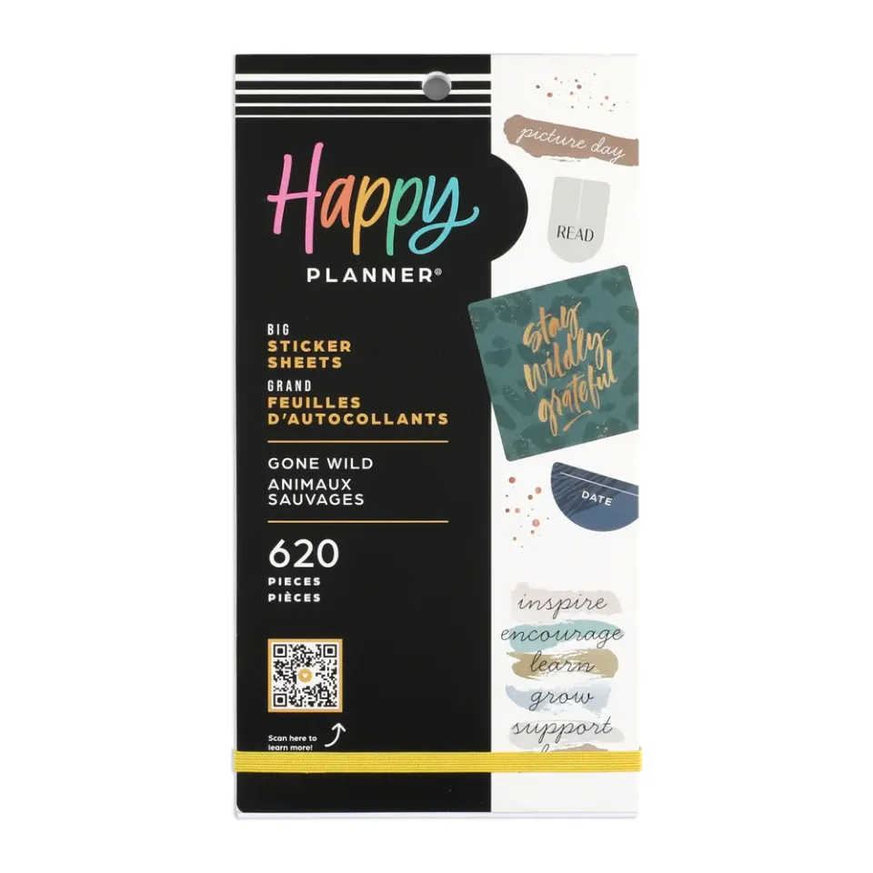Happy Planner Gone Wild Teacher stickers Big 620