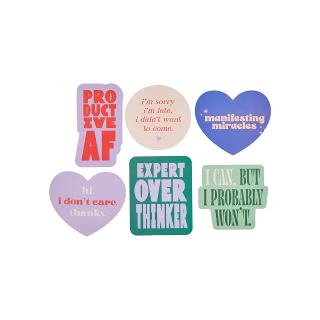 Happy Planner Current Mood stickers vinyle 6 humeur