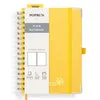 Poprun WH145P carnet à spirale ligné jaune clair papier épais