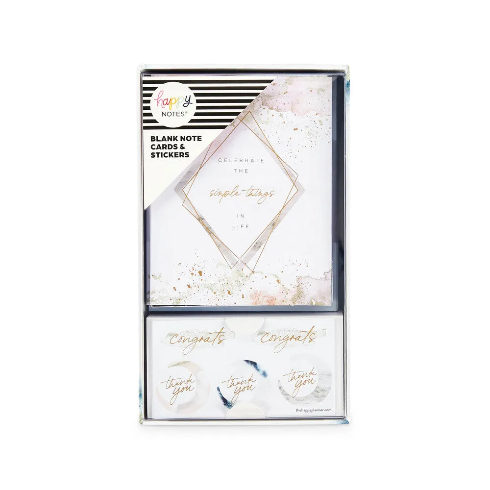 Happy Planner Cosmic Watercolor cartes + stickers 20 pièces