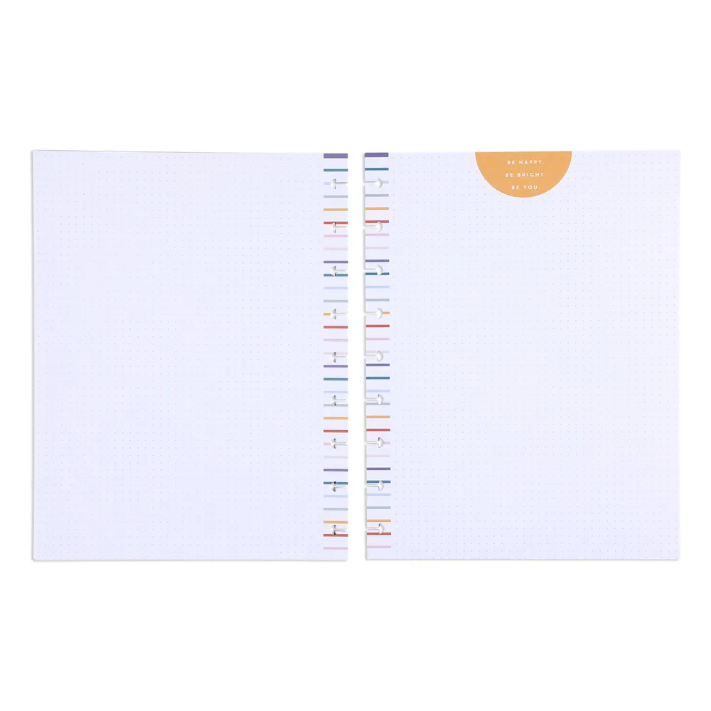 Happy Planner Classic Bright Fun recharge 40 feuilles pointillée