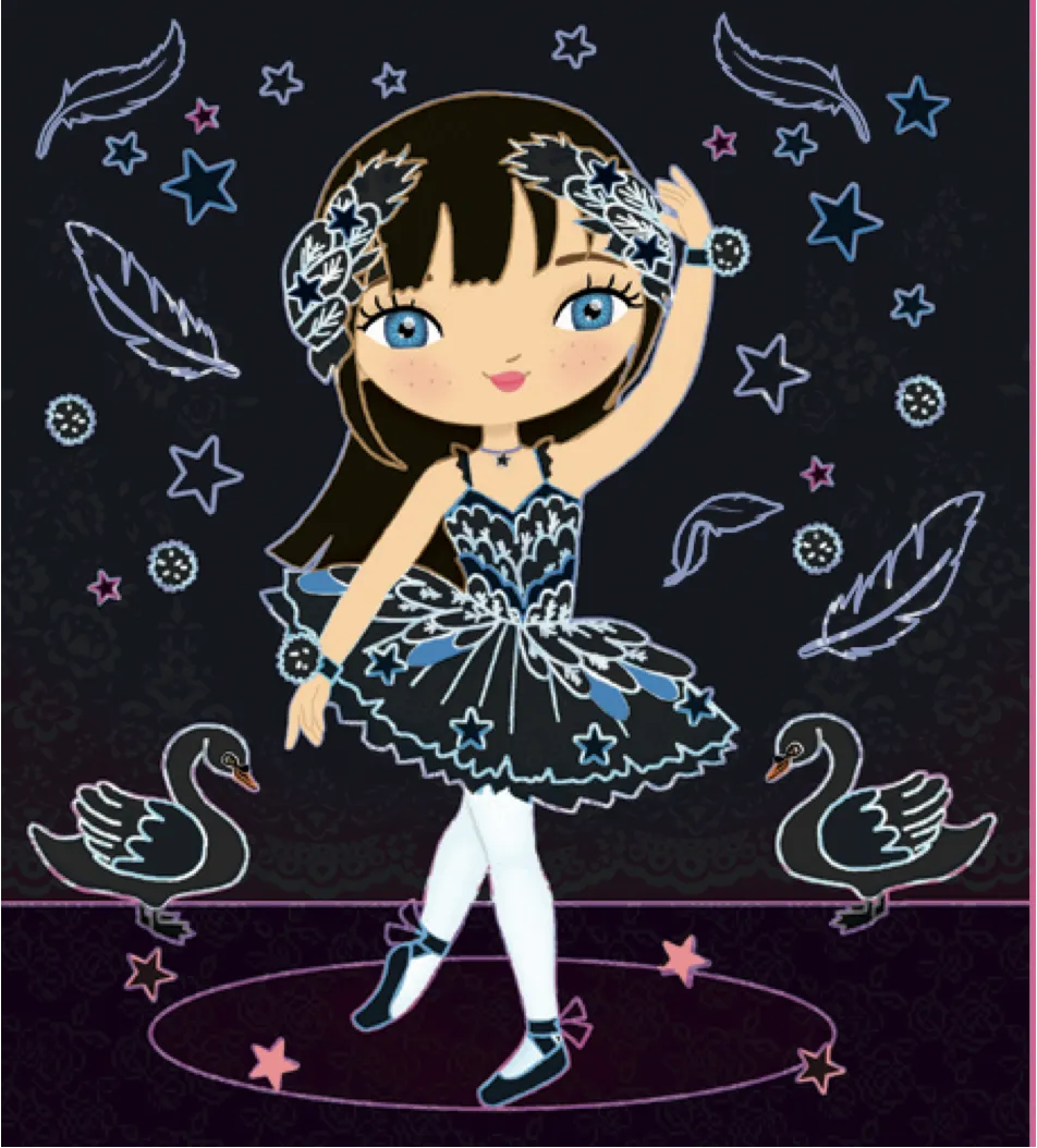 Emma à l’Opéra de Paris pochette cartes à gratter danseuses