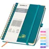 Poprun WH145S carnet quadrillé spirale A5 vert