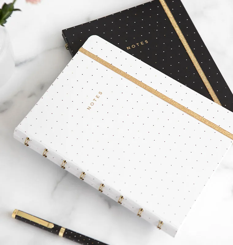 Filofax Moonlight carnet A5 Blanc spirale rechargeable