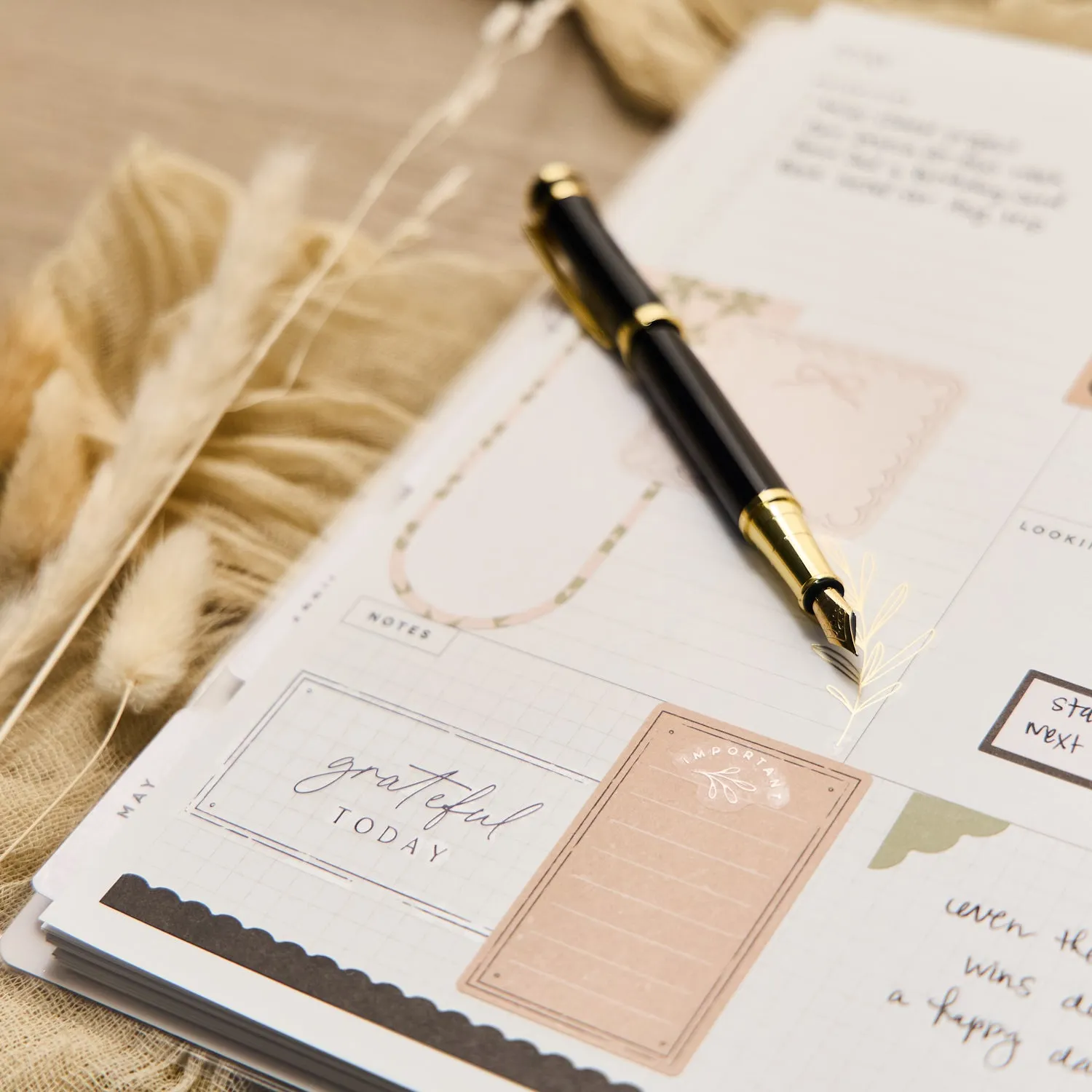 Happy Planner Heritage Charm Big agenda dashboard 2026 12 mois